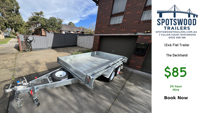 12x6 Flat Trailer