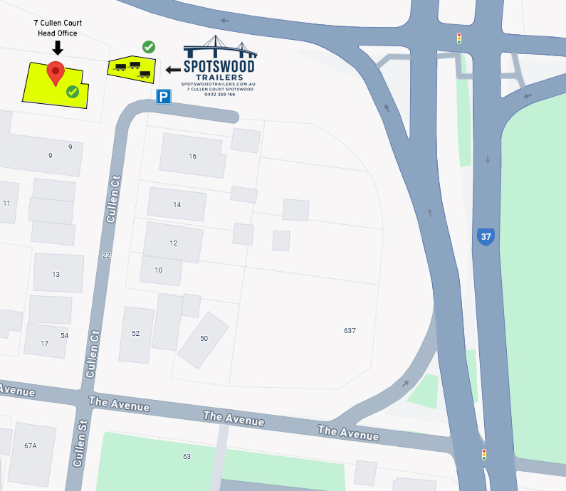 Spotswod Trailers Google Custom Map